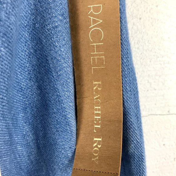 Rachel Roy Women's Curvy Collection Light Wash Amelia Wide Leg Denim Cop Pant Tr - Picture 8 of 8